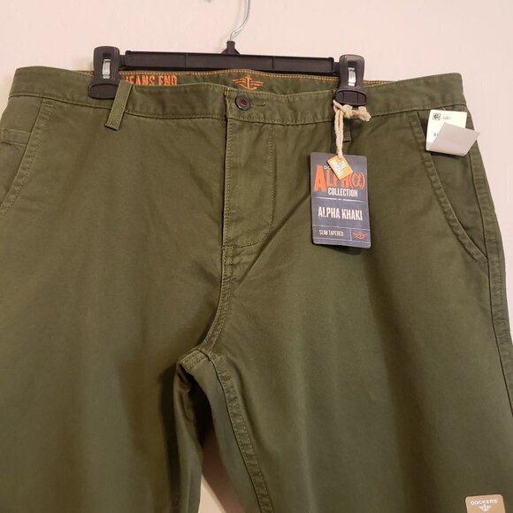 Dockers Alpha Slim Tapered Pants size 38W x 29L NWT - Picture 4 of 8